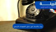 بحث بالأسماء في دليل التليفونات الأرضي المصري 2024