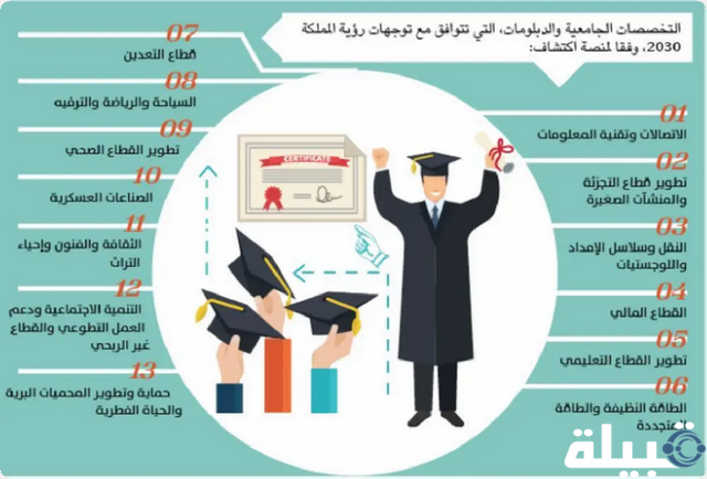 تخصص جامعي في السعودية