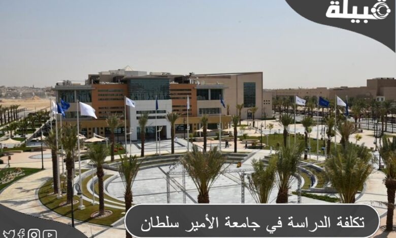 كم تكلفة الدراسة في جامعة الأمير سلطان؟