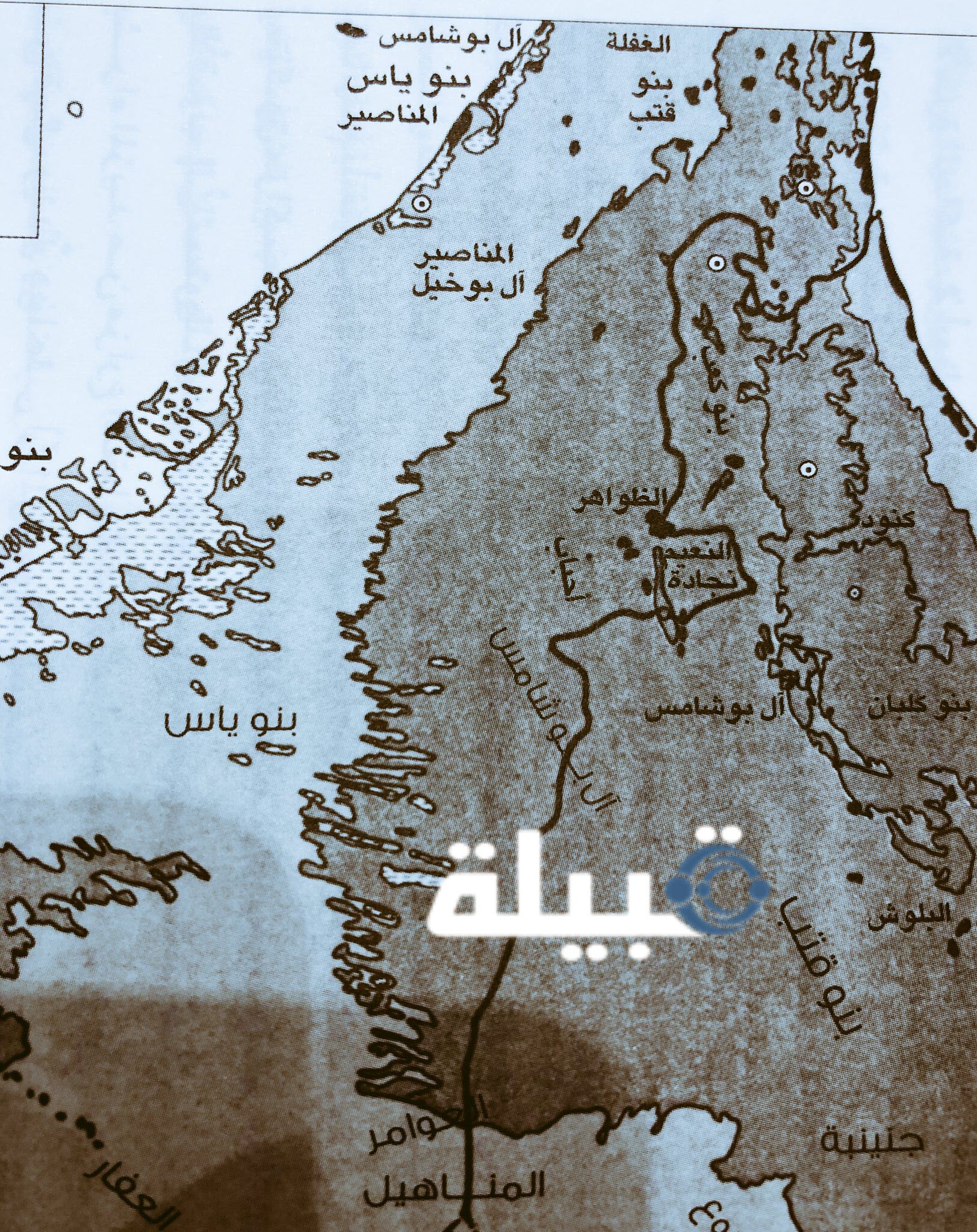 خريطة قبائل الإمارات