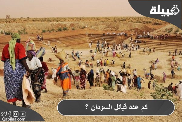 عدد قبائل السودان قبل وبعد الانفصال