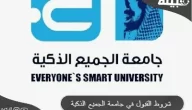 شروط القبول في جامعة الجميع الذكية