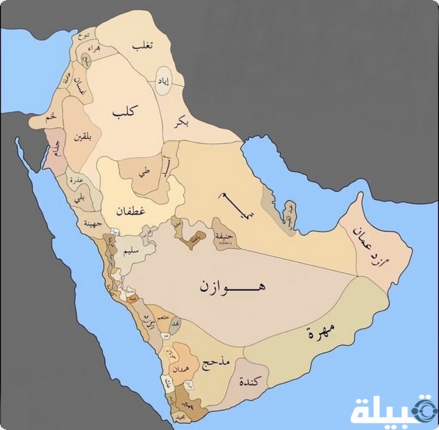 القبائل العدنانية في السعودية
