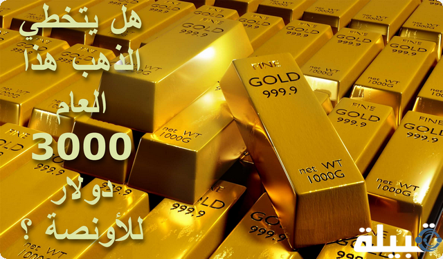هل يتخطى الذهب هذا العام 3000 دولار للأونصة ؟