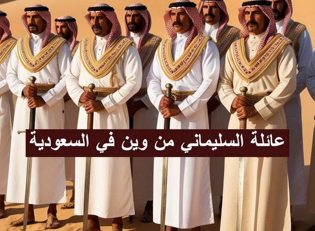 أصل عائلة السليماني ومكان تواجد العائلة في دول الخليج عائلة السليماني